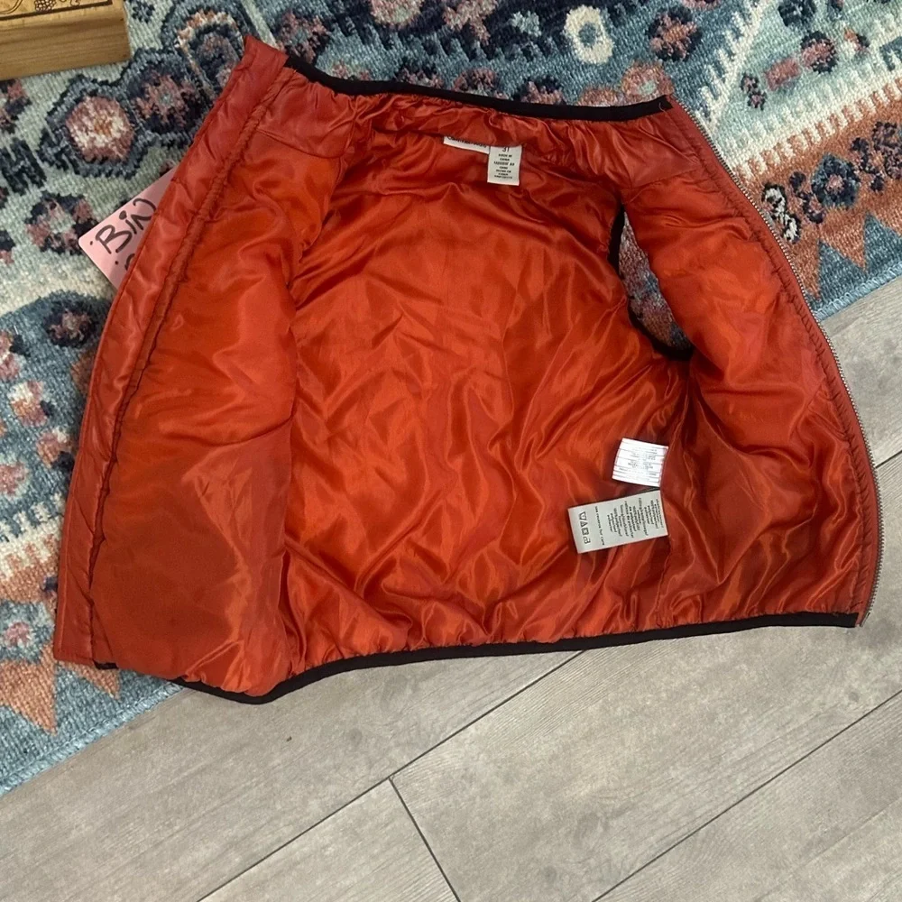 Y2K Calvin Klein Jeans Toddler Boy Puffer Diamond Quilted Puffer Vest 3T Rust